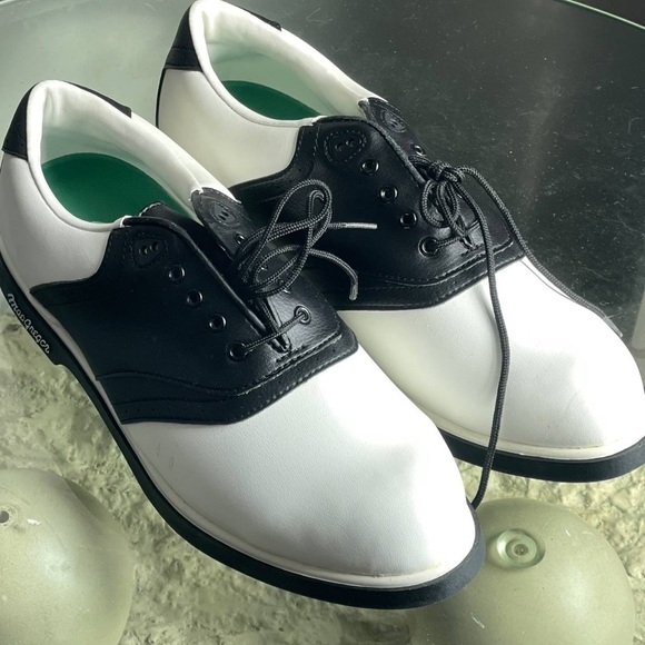 Mac Greggor Men’s Golf‎ Shoes Size 9.5 New With Box And Tags Vintage Classic B&W main image 6